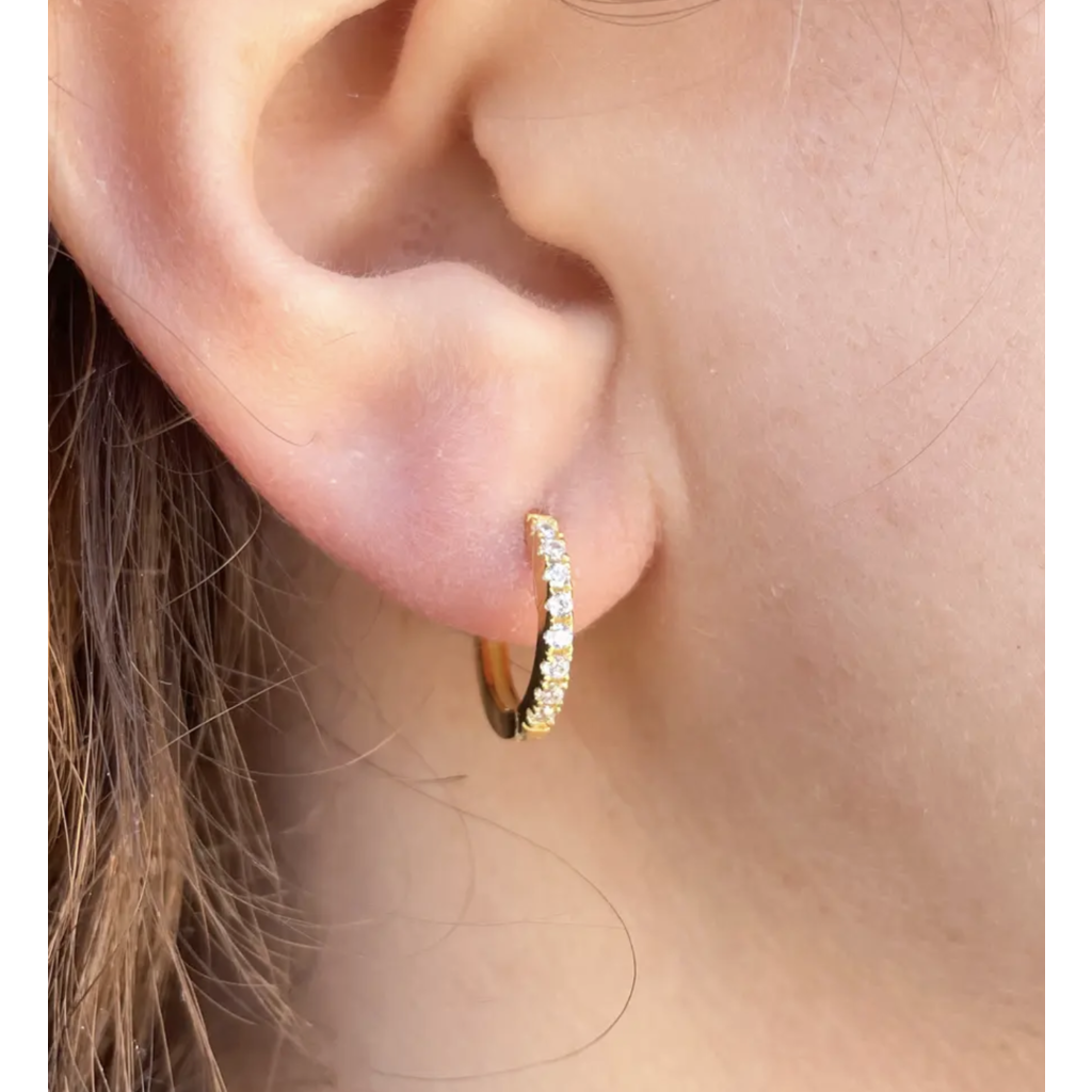 Brilliant Huggie Earring