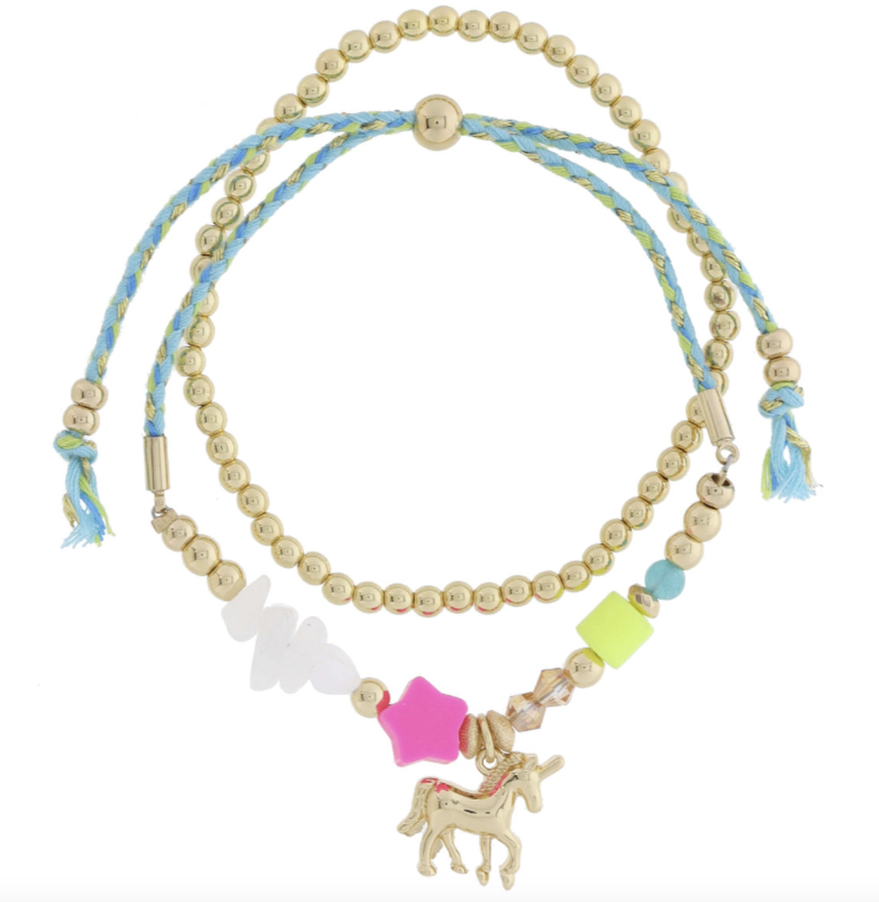 Unicorn bead bracelet sale