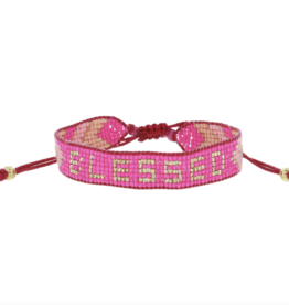 Blessed Pink Shades Beaded Bracelet