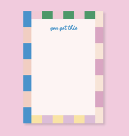 You Got This Colorful Stripe Notepad