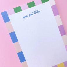 You Got This Colorful Stripe Notepad