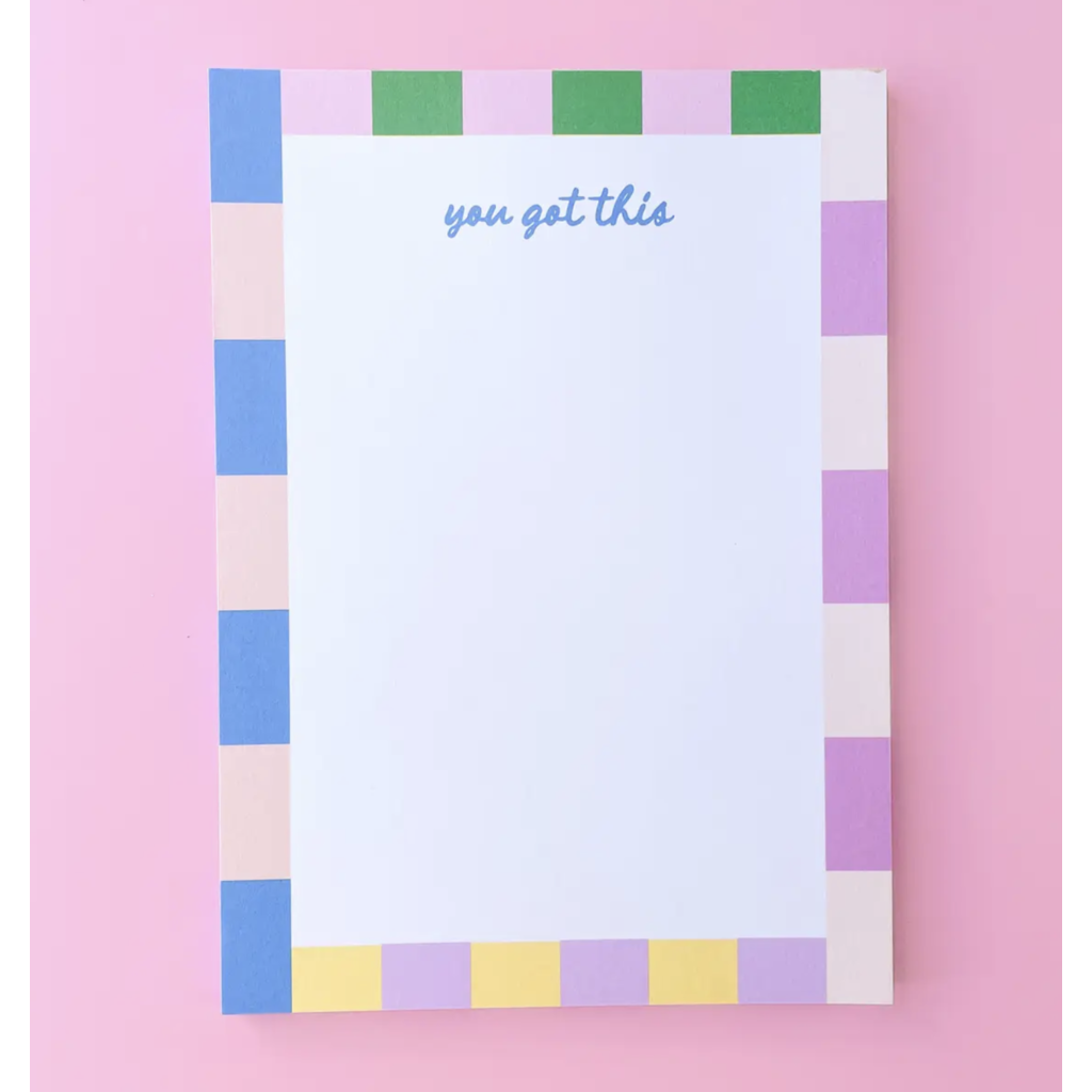 You Got This Colorful Stripe Notepad