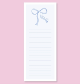 Take Note Blue Bow List Notepad