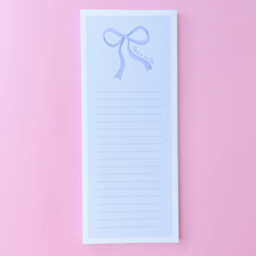 Take Note Blue Bow List Notepad