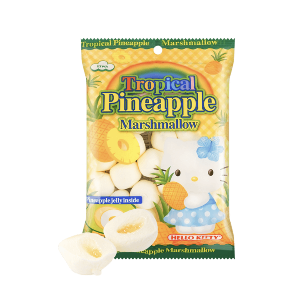 Tropical Pineapple Hello Kitty Marshmallows