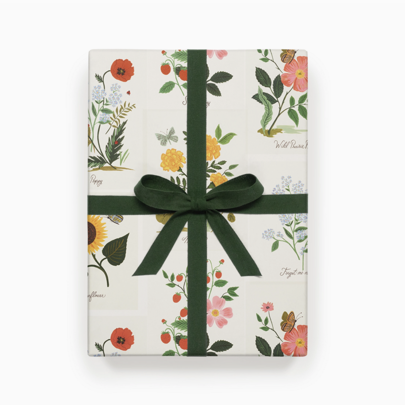 Botanical Wrapping Sheet (Roll of 3)
