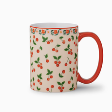 Cherries Porcelain Mug