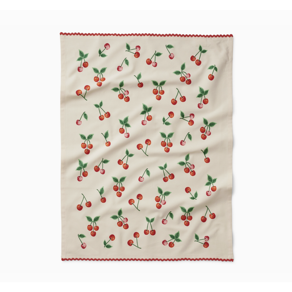 Cherries Tea Towel