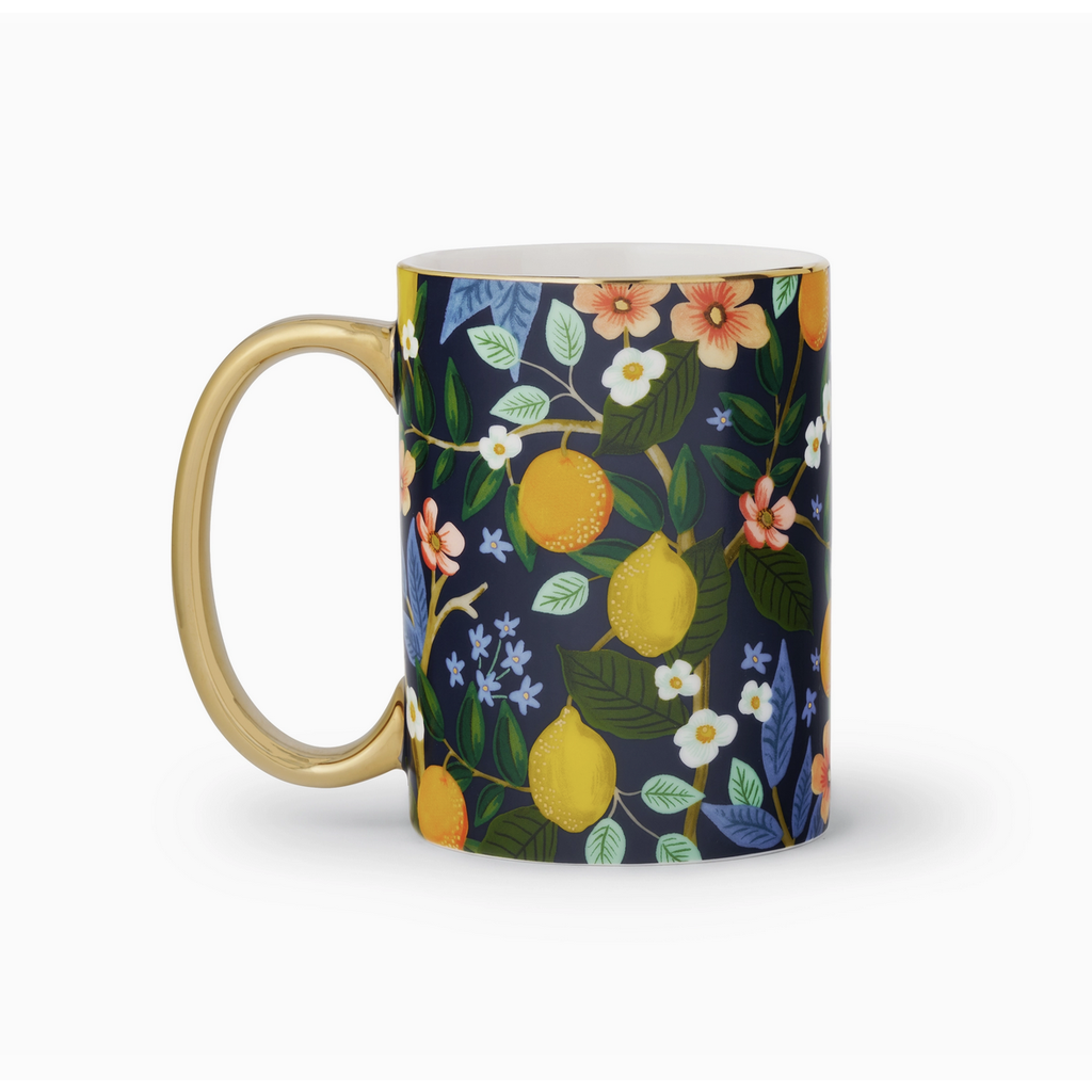 Citrus Grove Porcelain Mug