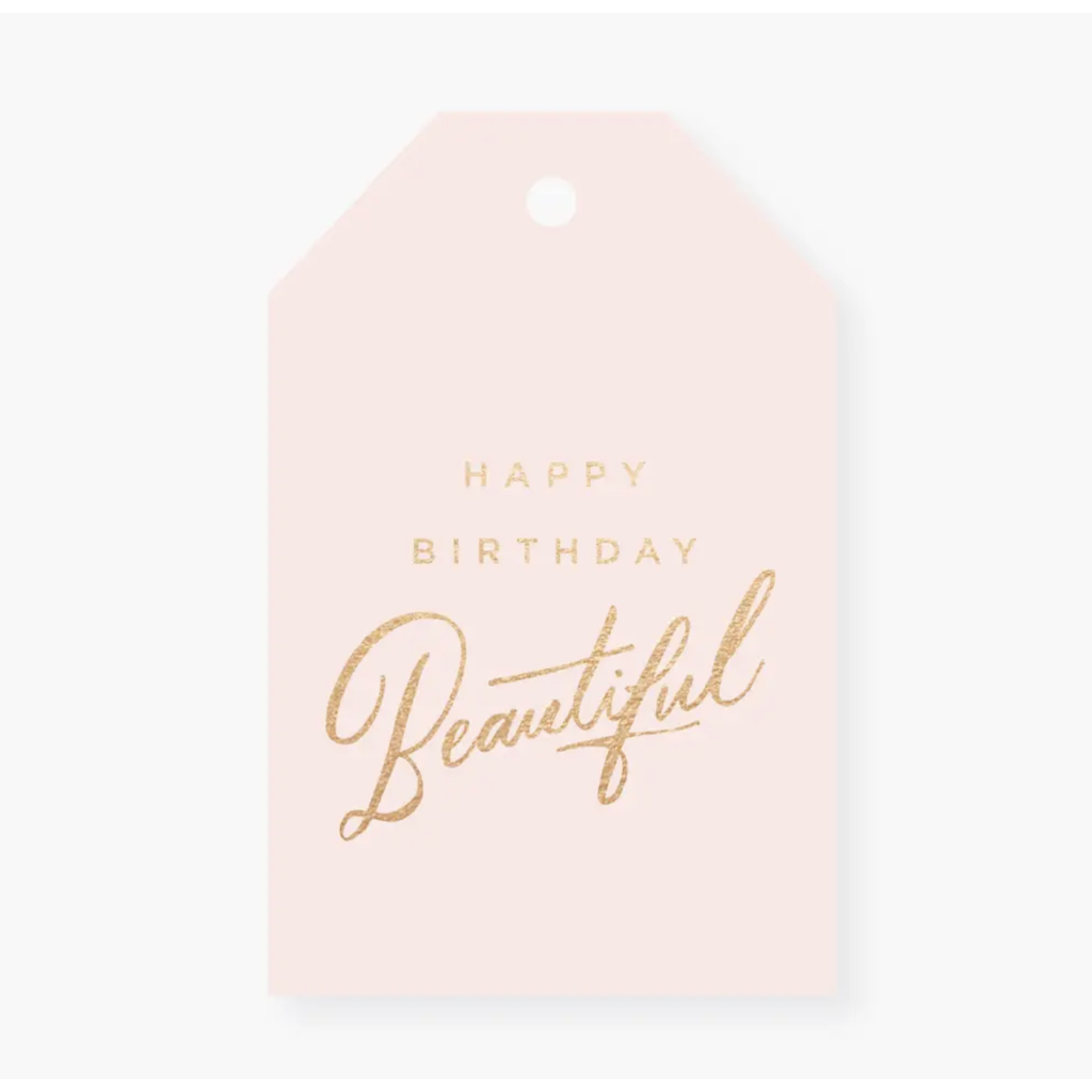 Happy Birthday Beautiful Gift Tags