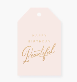 Happy Birthday Beautiful Gift Tags