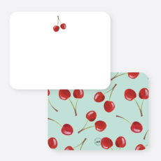 Sweet Cherries Flat Notecards Set