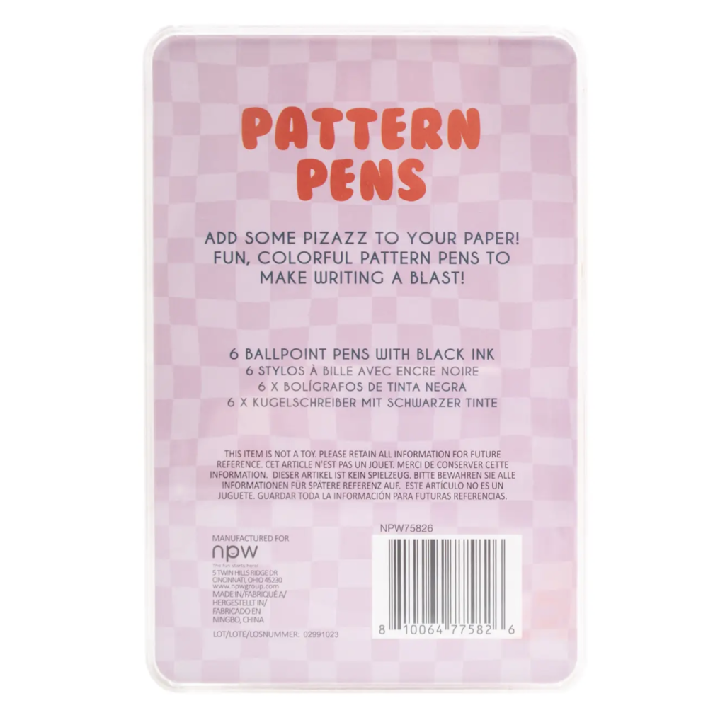 Pattern Pens Pack