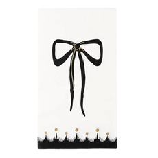 Elegant Halloween Bow Guest Towels