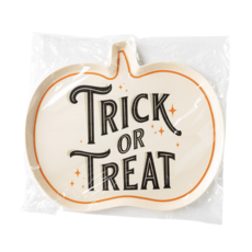 Trick Or Treat Shaped Bamboo Plate