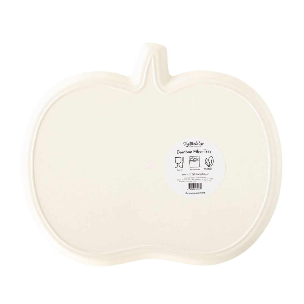 Trick Or Treat Shaped Bamboo Plate