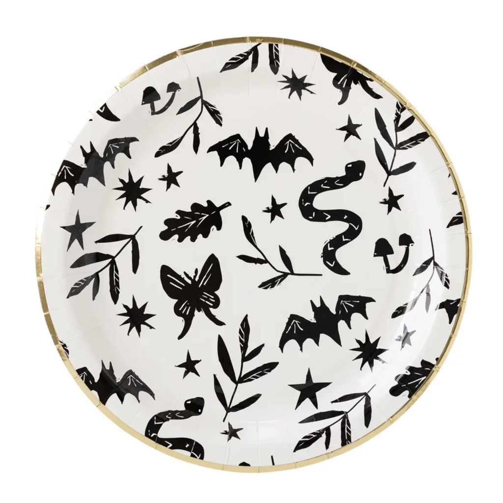 Spooky Sketches Icons Plates