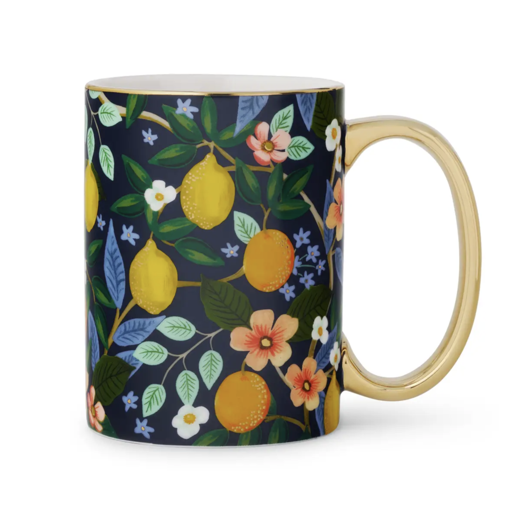 Citrus Grove Porcelain Mug