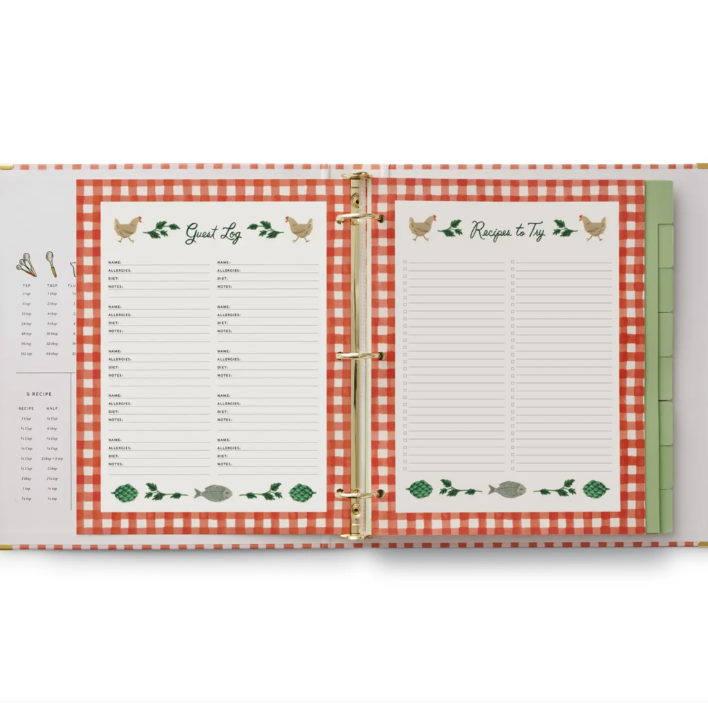 Cherry Farm Recipe Binder