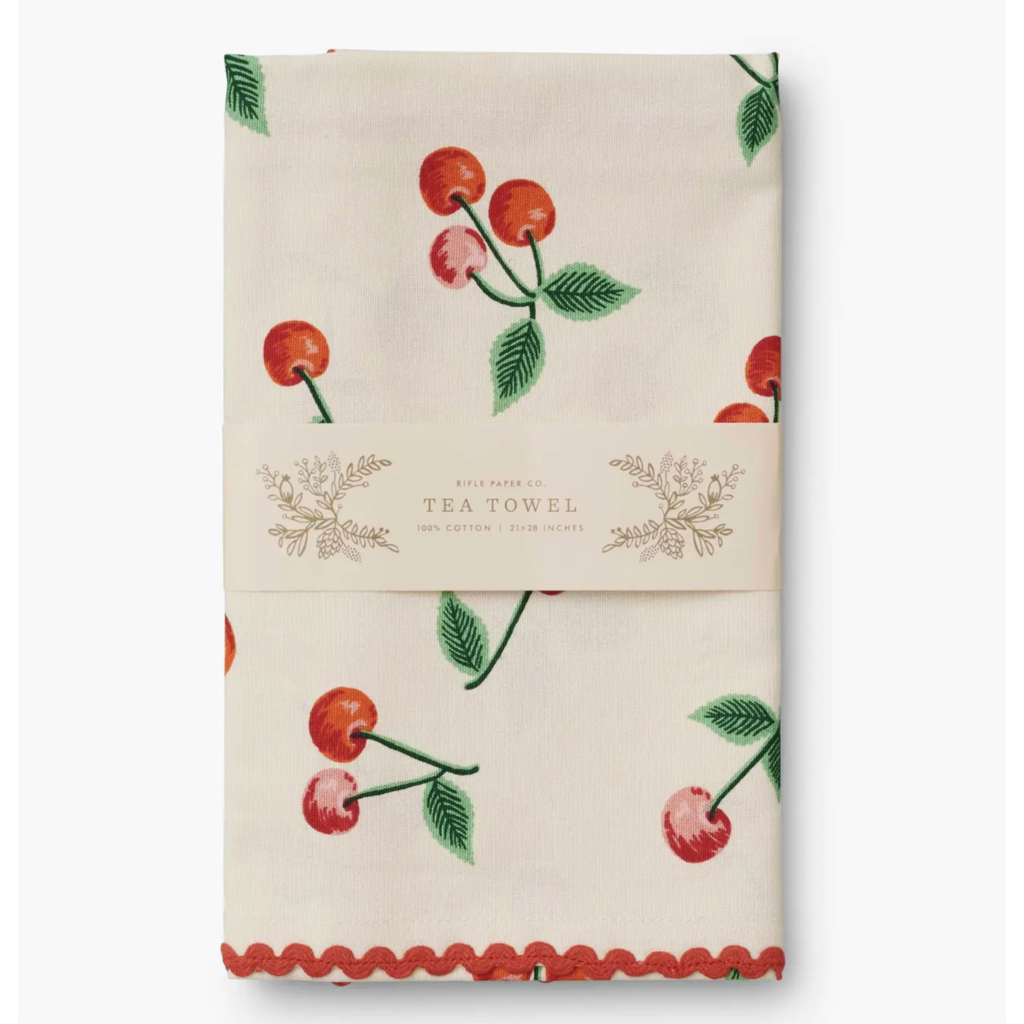 Cherries Tea Towel