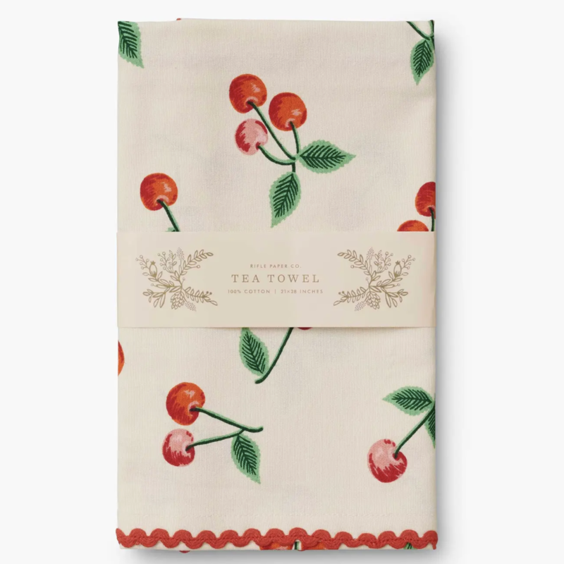 Cherries Tea Towel