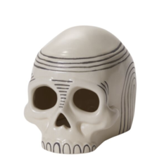 Occipital Skull Sculpture Candle Holder