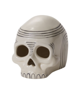 Occipital Skull Sculpture Candle Holder