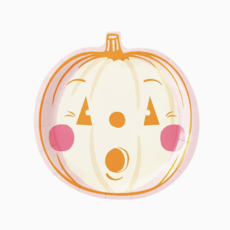 Pink Pumpkin Plates