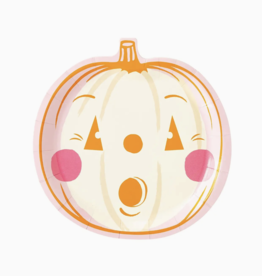 Pink Pumpkin Plates