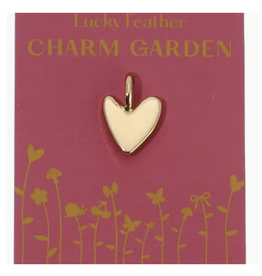 Gold Love Organic Heart Charm
