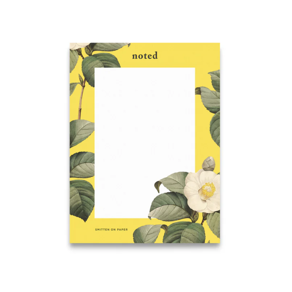 Camellia Floral Notepad