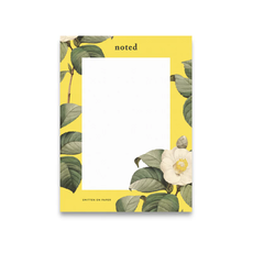 Camellia Floral Notepad