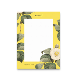 Camellia Floral Notepad