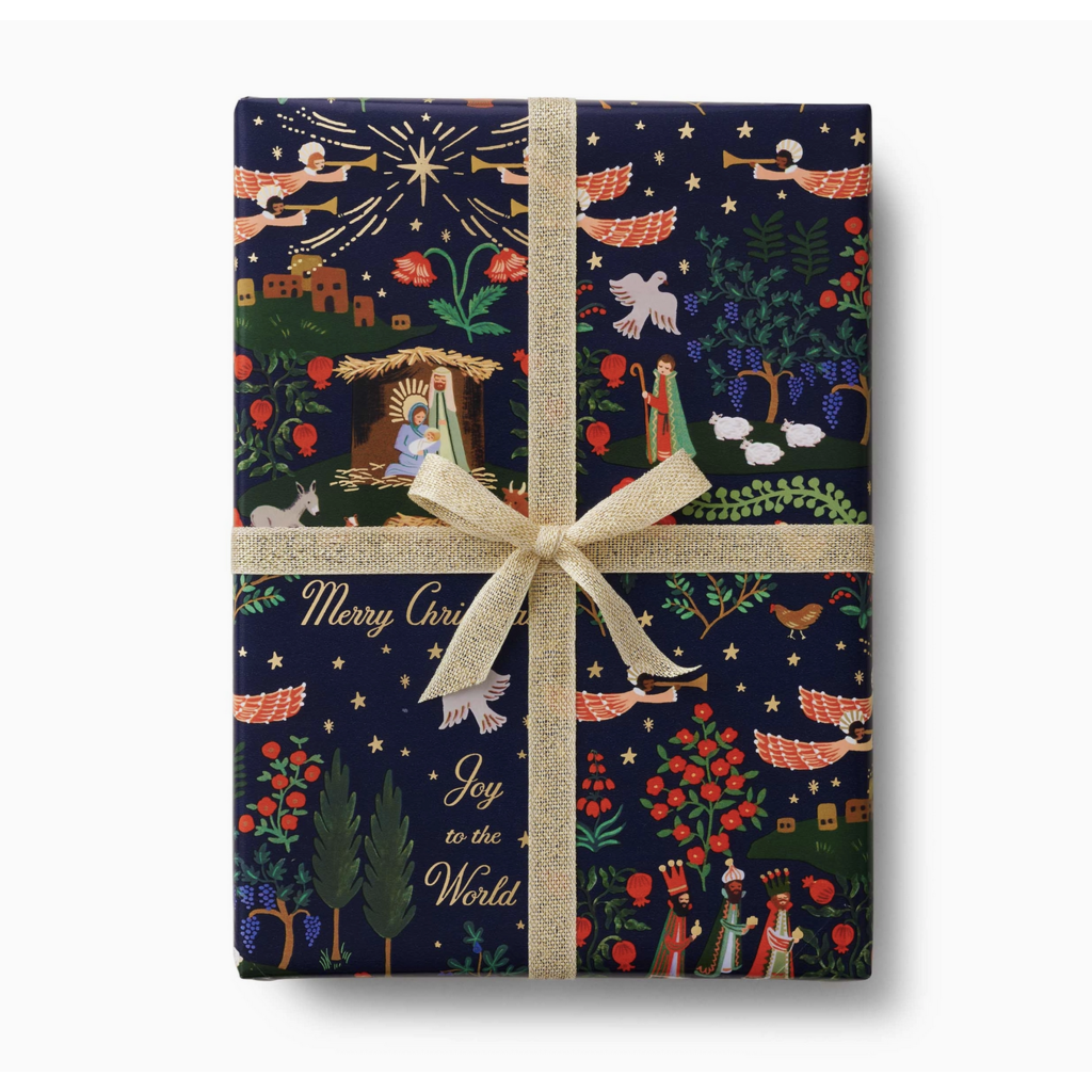 Nativity Scene Continuous Wrapping Roll