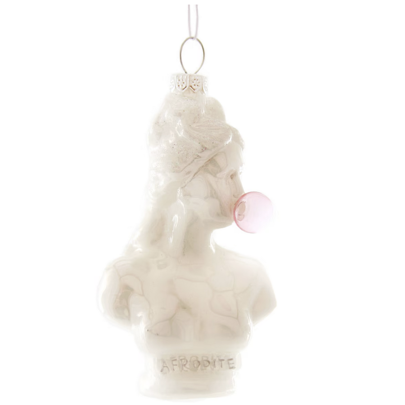 Classical Bust Ornament w/ Bubble Gum