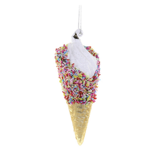 Sprinkles on Ice Cream Ornament