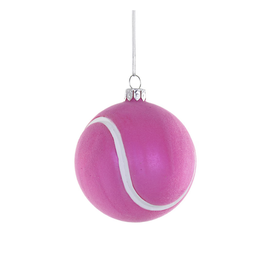 Pink Tennis Ball Ornament