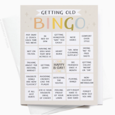 Getting Old Bingo Card