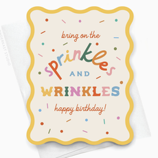 Wavy Sprinkles & Wrinkles Birthday Card