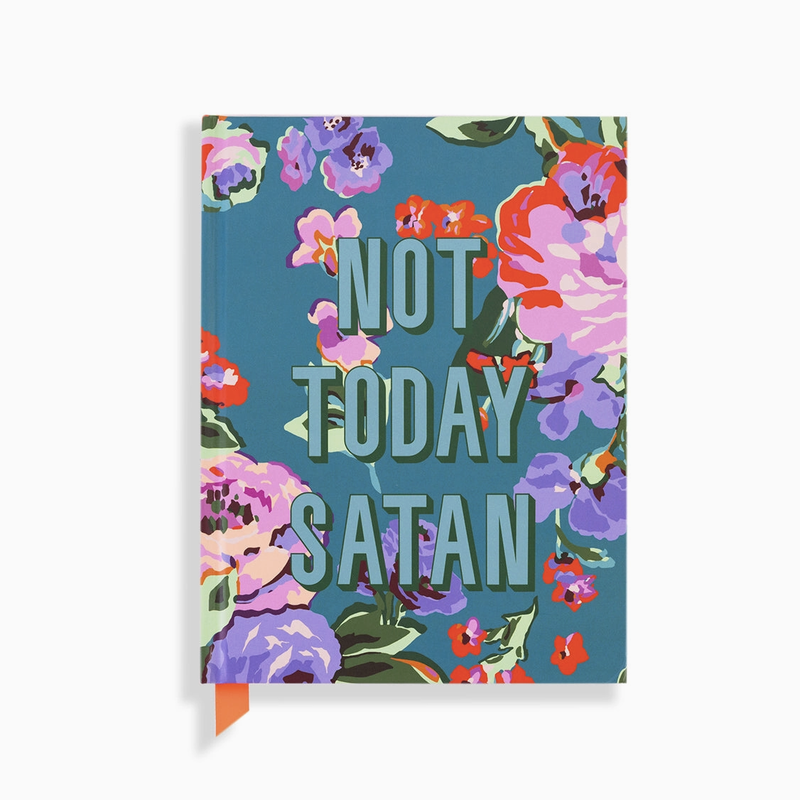 Not Today Satan Notebook