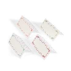 Set of 8 Placecards, Bows