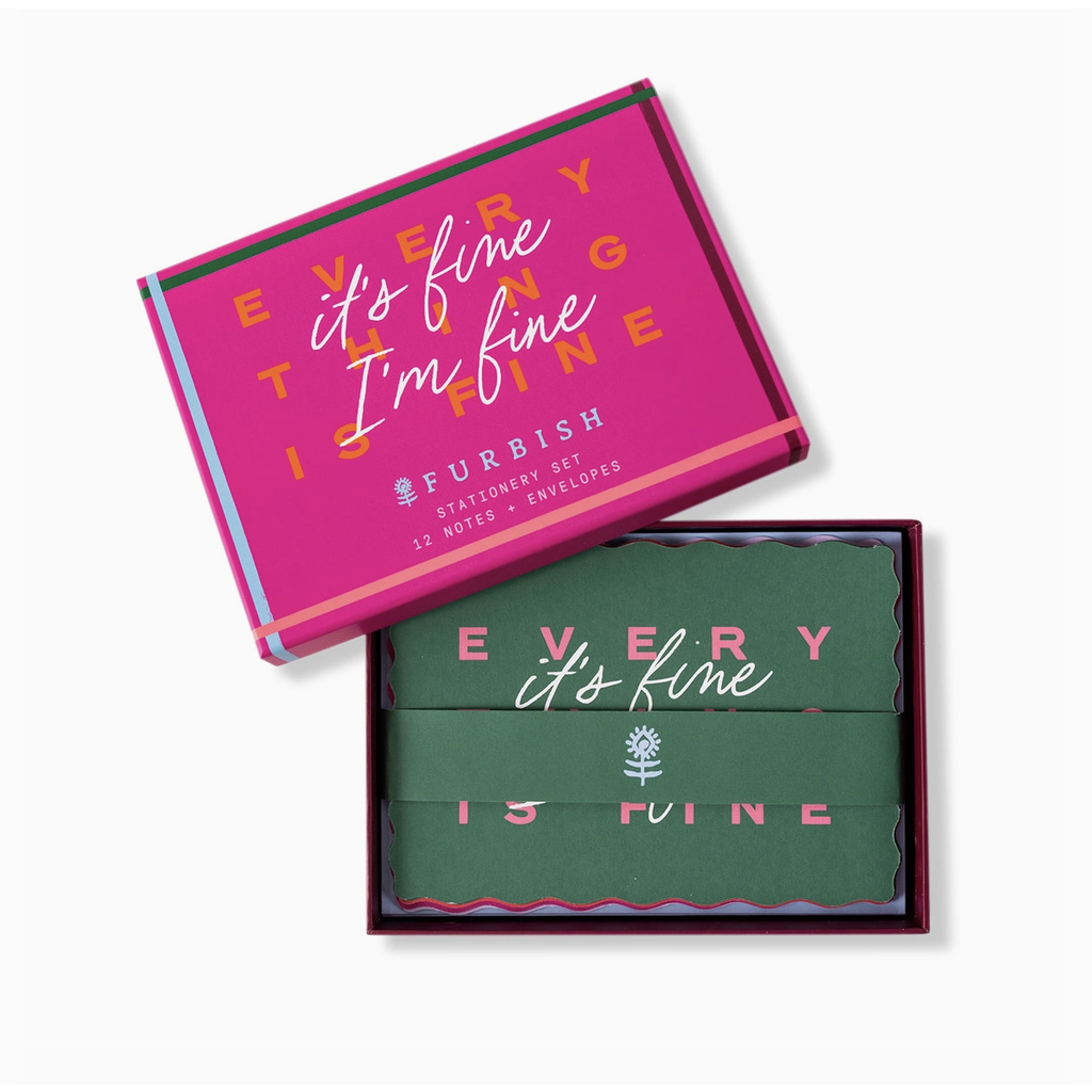 Stationery - Everything's Fine Set of 12