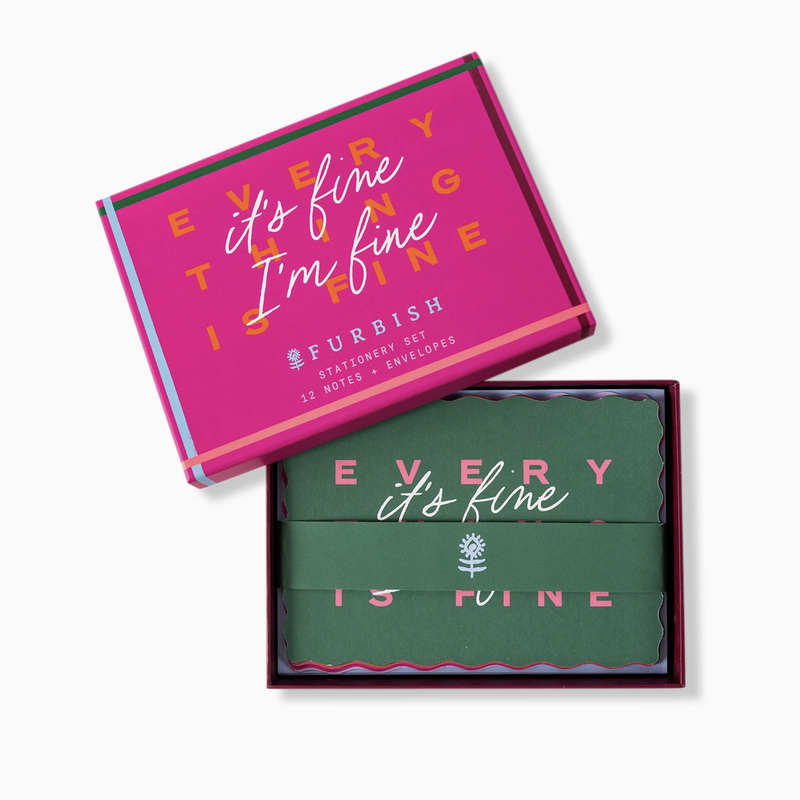 Stationery - Everything's Fine Set of 12