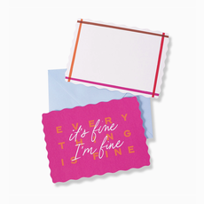 Stationery - Everything's Fine Set of 12