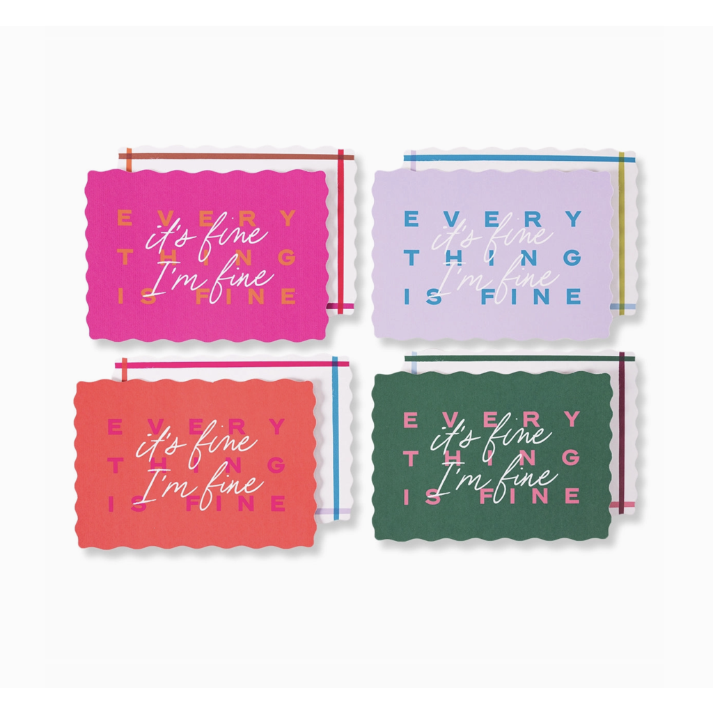 Stationery - Everything's Fine Set of 12