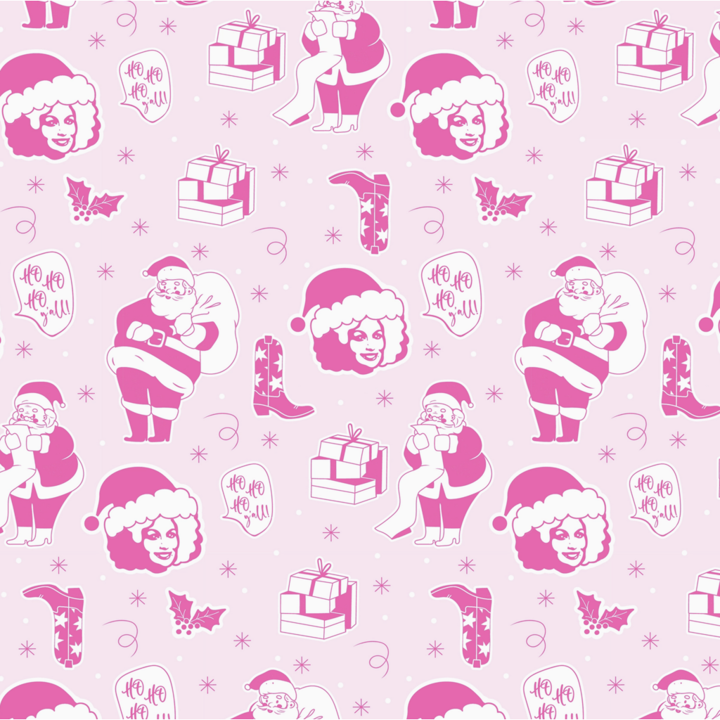 Dolly Y'all Wrapping Paper Roll Of 3 Sheets