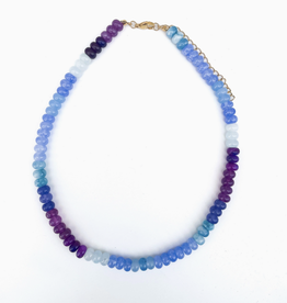 Heather Rainbow Gemstone Necklace