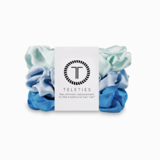 Blue My Mind Small Silk Hair Scrunchie