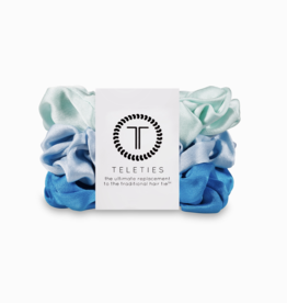 Blue My Mind Small Silk Hair Scrunchie