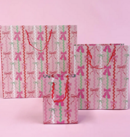 Ric Rac Bows Gift Bag with Tag